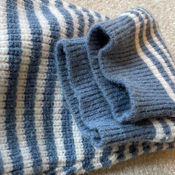 Marea by Liz Joy Coastal Striped Cardigan - Blue and Ivory XS - Picture 3 of 12